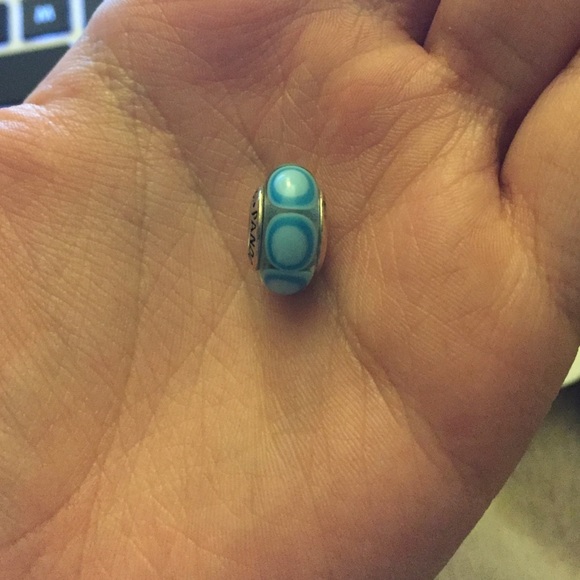 Pandora Blue Stepping Stones Charm - Picture 2 of 4